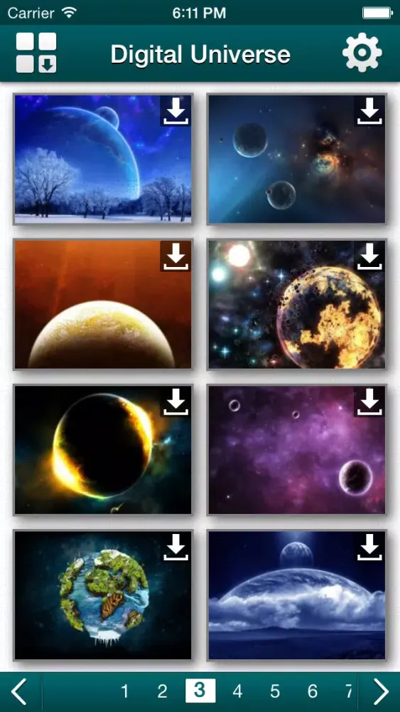 Digital Universe HD Wallpapers应用截图