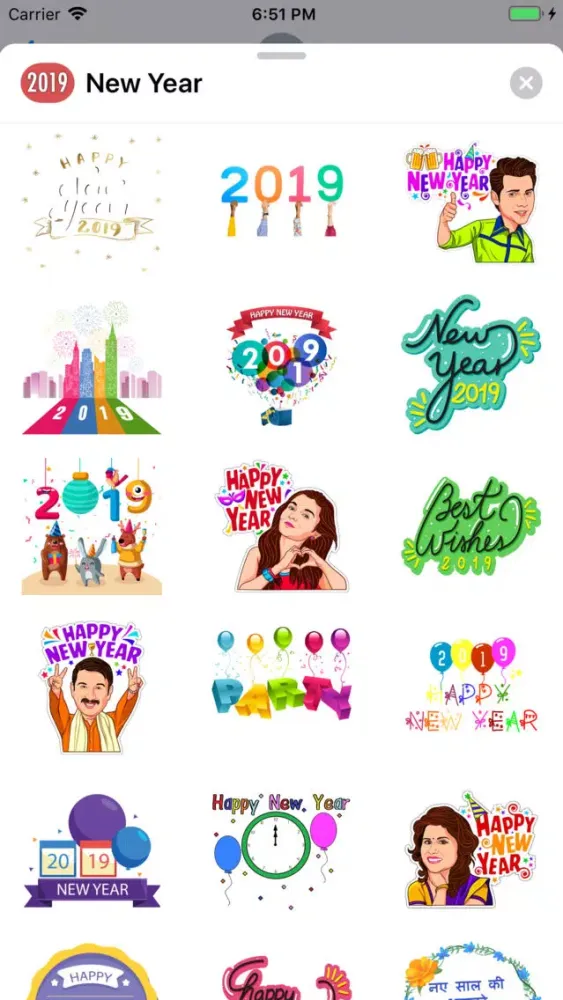 Happy new year 2019 تهاني سنة Ekran Görüntüleri