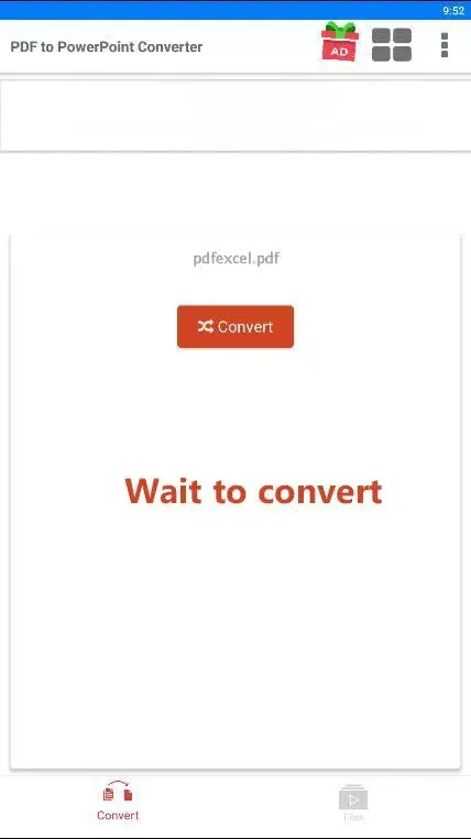 Скриншоты PDF to PPTX Converter