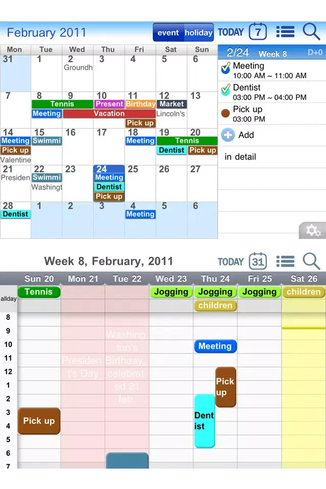 SmartCalendar(Eng)Lite应用截图