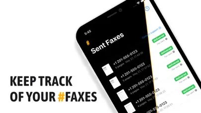 #FAX from iPhone: free sending स्क्रीनशॉट