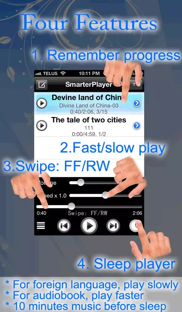 Скриншоты Smarter Player