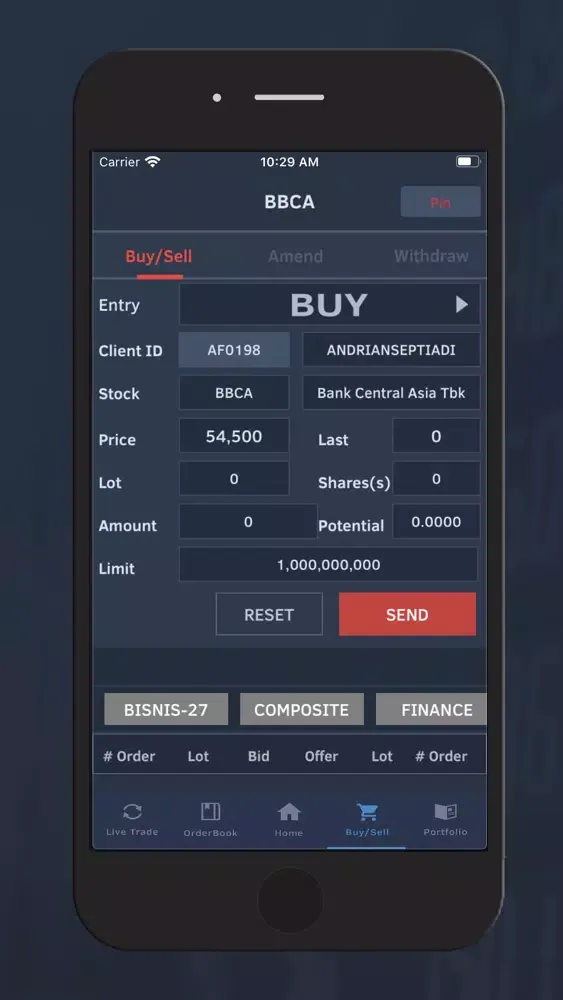 IDX Virtual Trading سکرین شاٹس