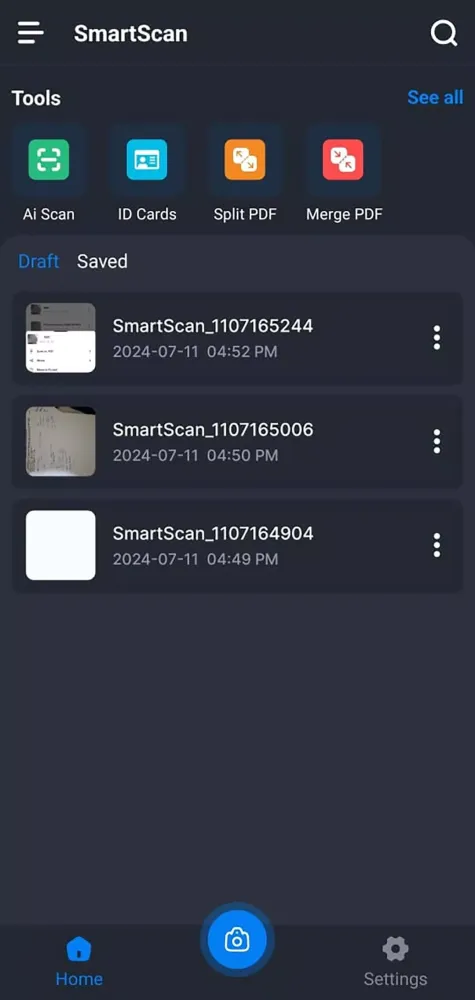 Captures d'écran de PDF Scanner App - PDF Maker