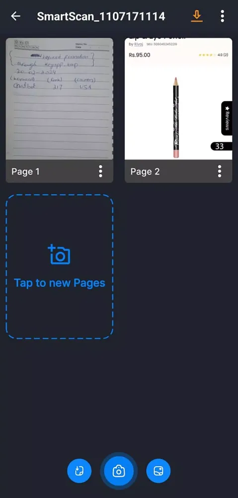 Captures d'écran de PDF Scanner App - PDF Maker