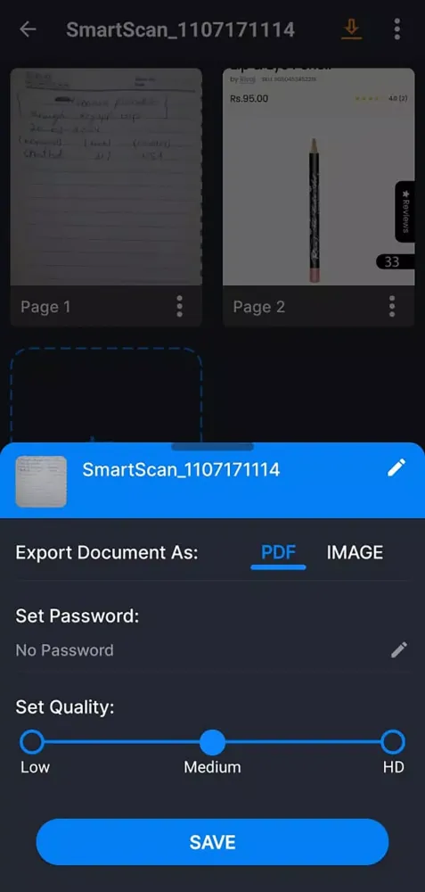 Captures d'écran de PDF Scanner App - PDF Maker