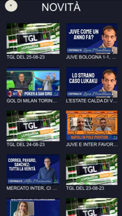 Скриншоты Telelombardia TV