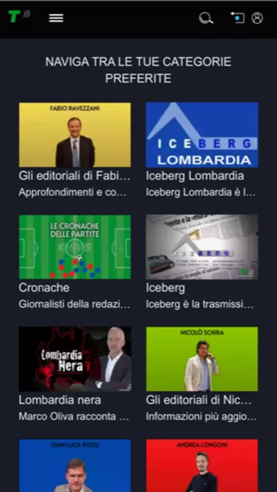 Скриншоты Telelombardia TV