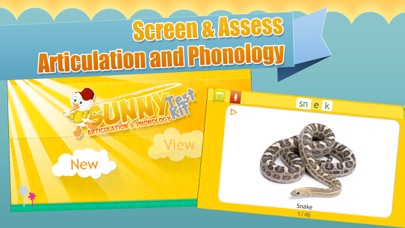 Capturas de tela do Articulation Assessment ToolKt
