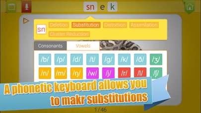 Capturas de tela do Articulation Assessment ToolKt