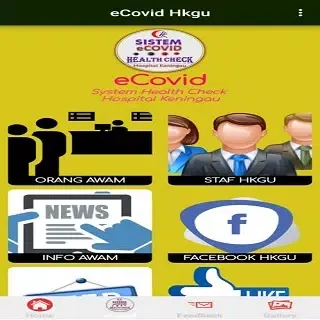 Скриншоты eCovid Health Check Hospital K