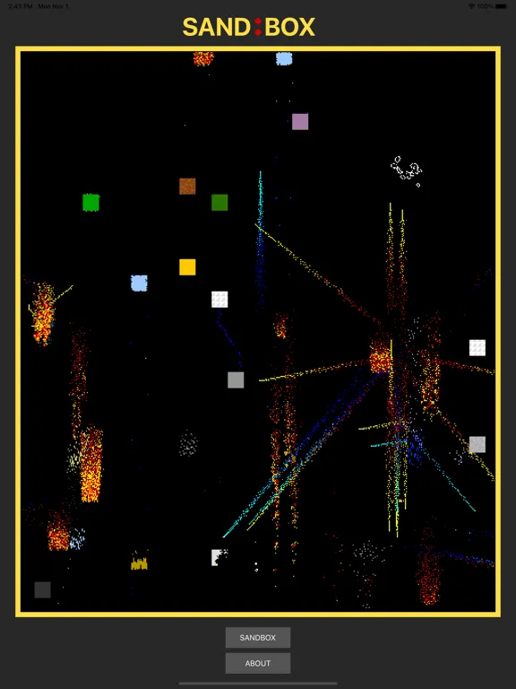 Sand:box - particle sandbox iPad  स्क्रीनशॉट