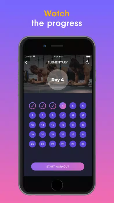 Zrzuty ekranu Plank - 30 Days Challenge