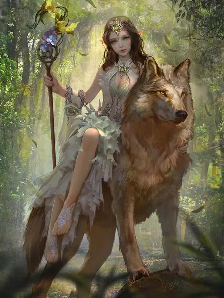 Screenshot di Jigsaw fantasy