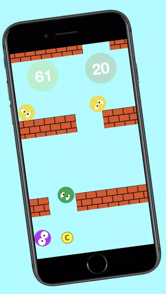 Smileys escape - arcade game スクリーンショット