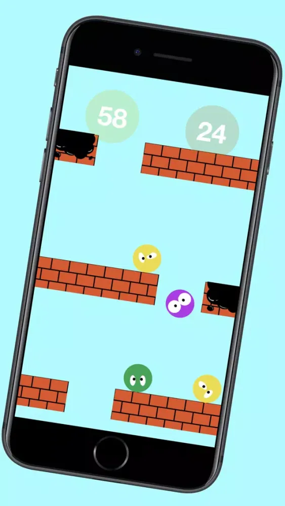 Smileys escape - arcade game スクリーンショット