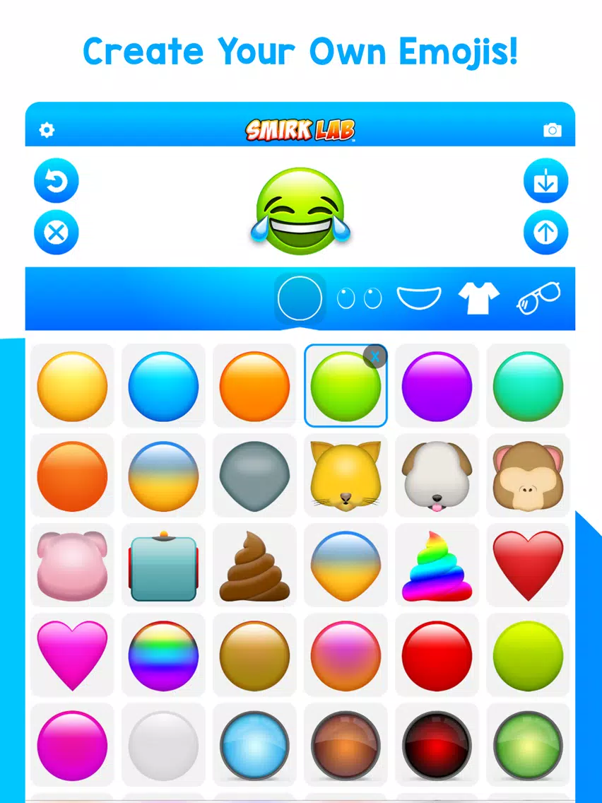 Tangkapan skrin Smirk Lab - Emoji Maker iPad 