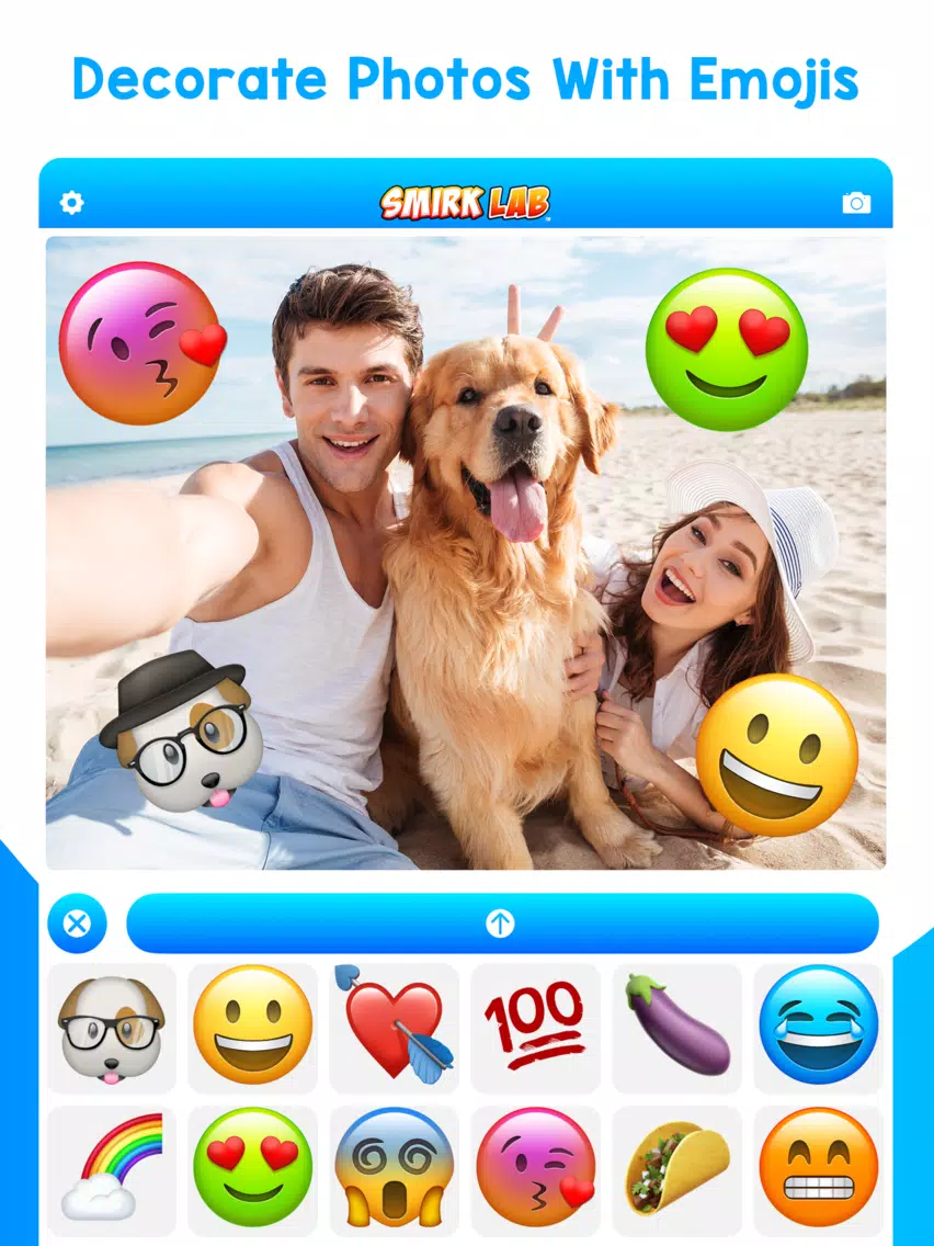 Tangkapan skrin Smirk Lab - Emoji Maker iPad 