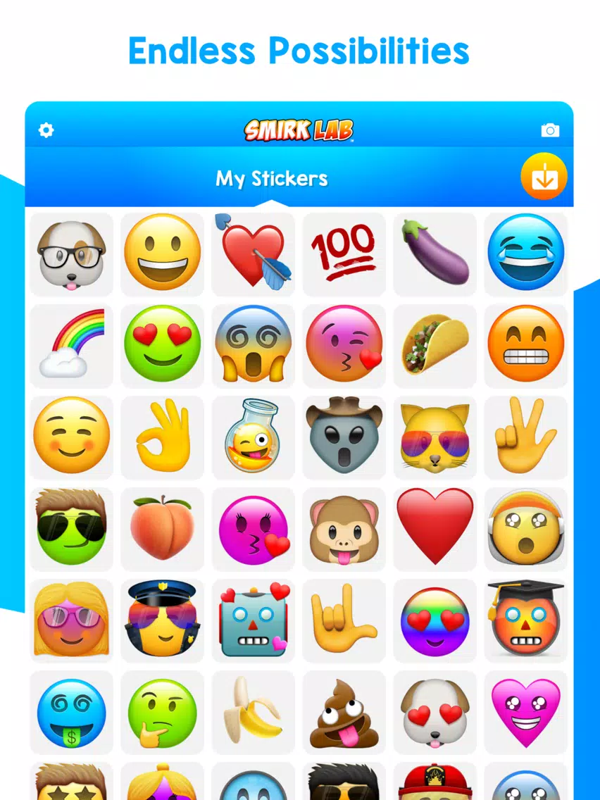 Tangkapan skrin Smirk Lab - Emoji Maker iPad 