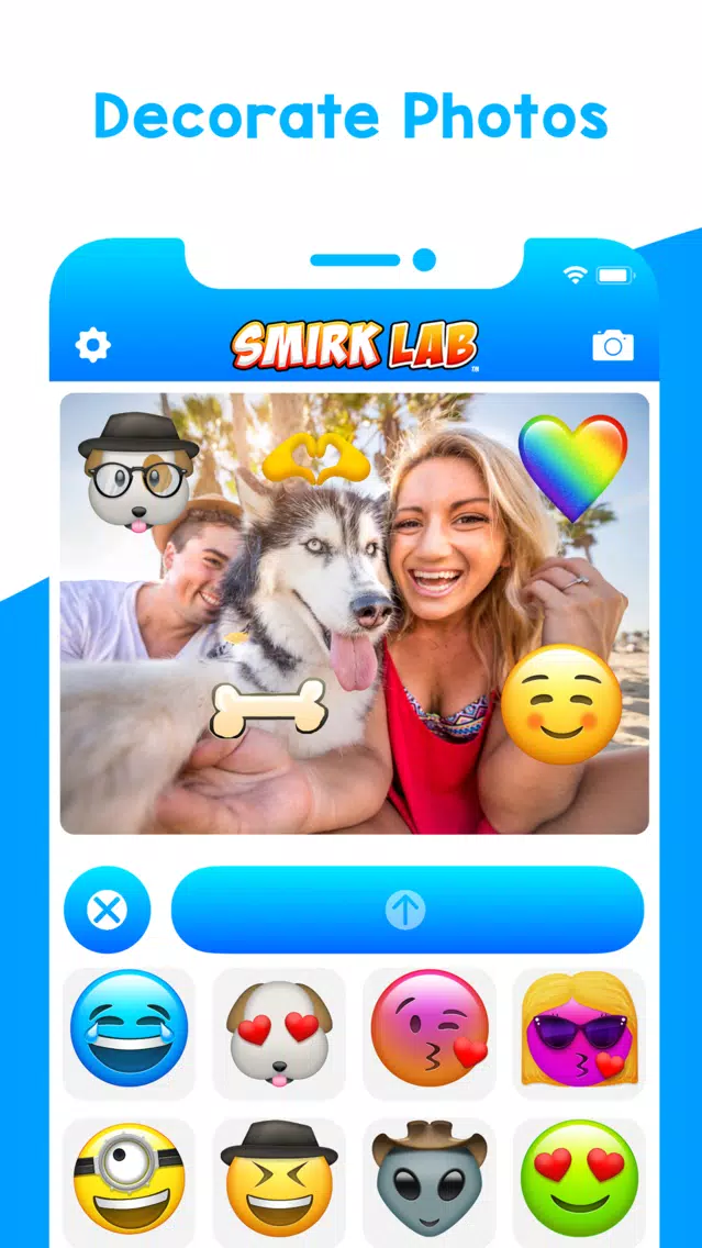 Tangkapan skrin Smirk Lab - Emoji Maker