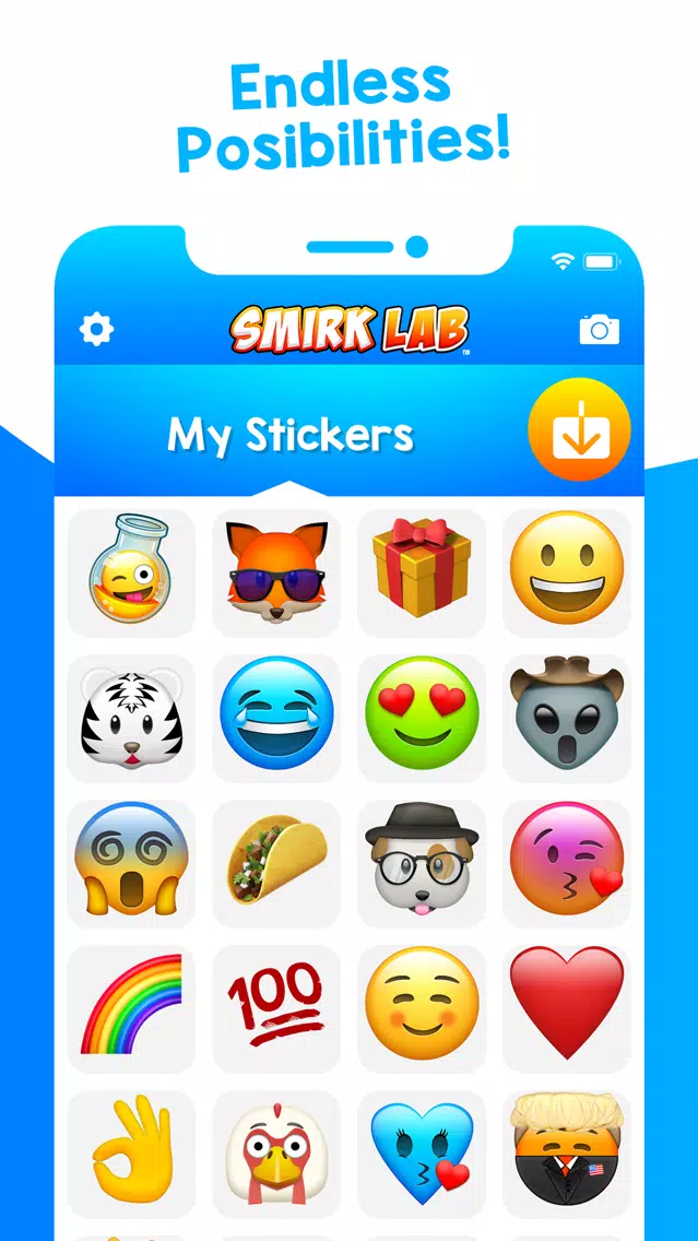 Tangkapan skrin Smirk Lab - Emoji Maker