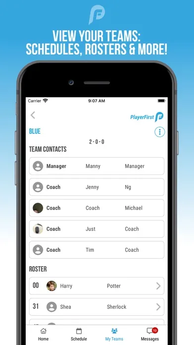 Capturas de pantalla de PlayerFirst Club