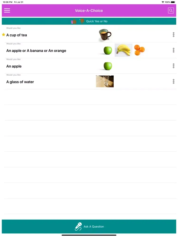 تصاویر Voice A Choice iPad 
