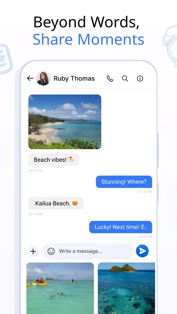Tangkapan layar Messages: SMS Messaging