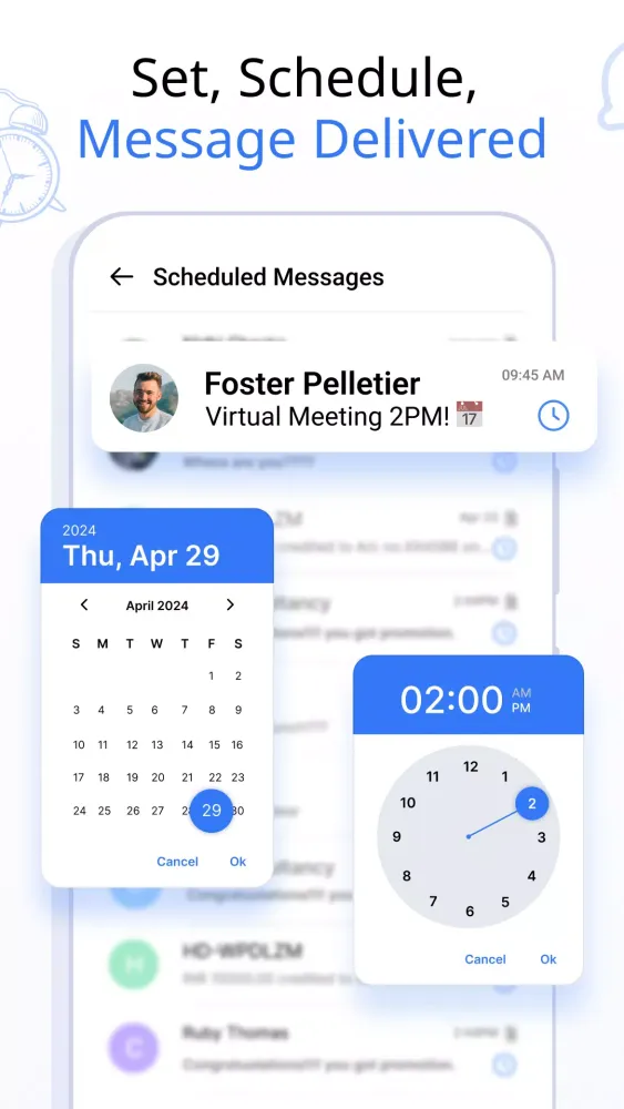 Tangkapan layar Messages: SMS Messaging