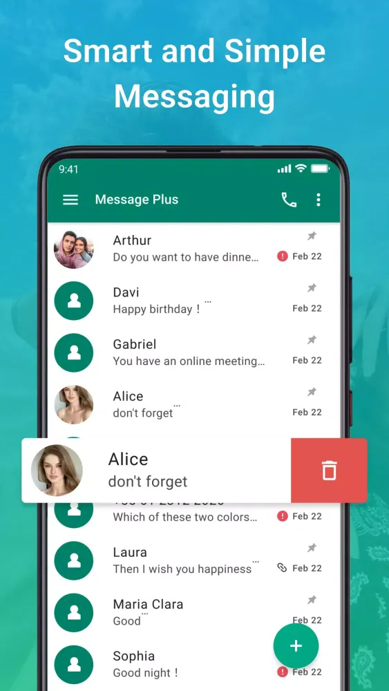 Ảnh chụp màn hình của Message Plus