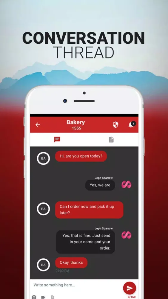 Ảnh chụp màn hình của SMS GO