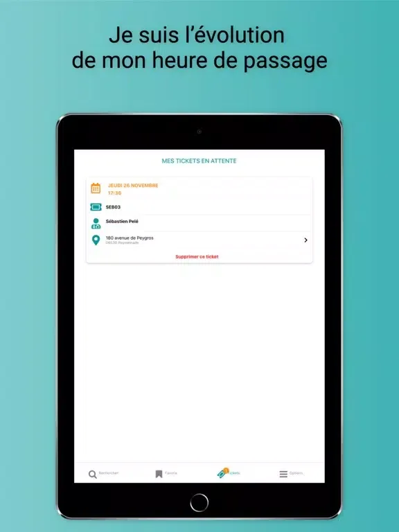 SMS in situ iPad  Screenshots