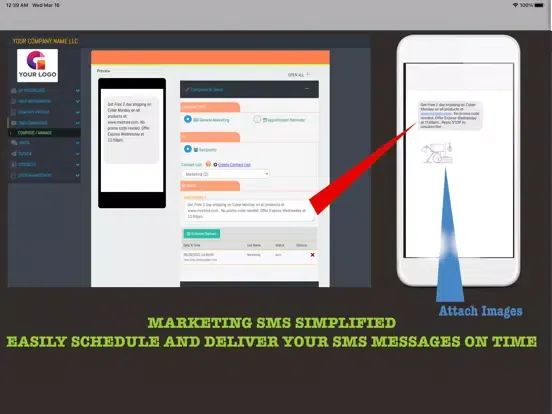 SMS Marketing Pro iPad  スクリーンショット