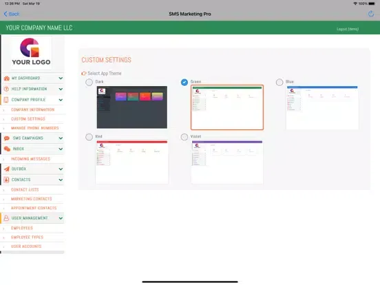 SMS Marketing Pro iPad  スクリーンショット