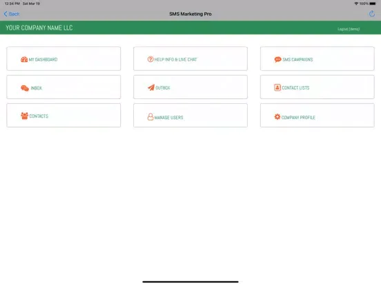 SMS Marketing Pro iPad  スクリーンショット
