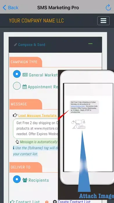 SMS Marketing Pro スクリーンショット