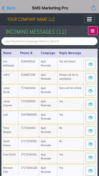 SMS Marketing Pro スクリーンショット
