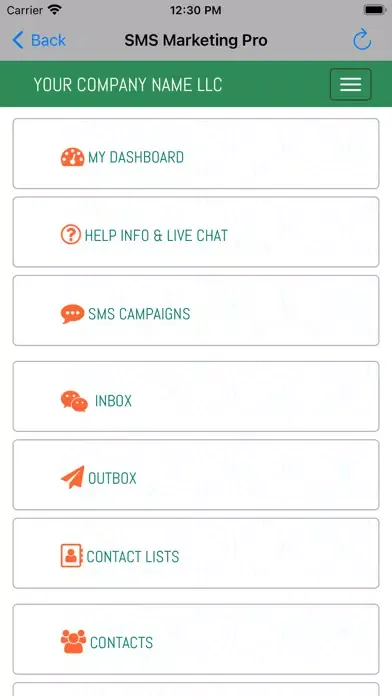 SMS Marketing Pro スクリーンショット