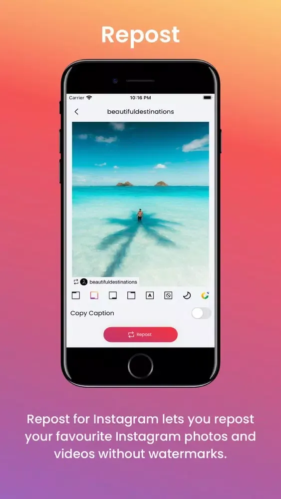InstLab: Repost for Instagram應用截圖