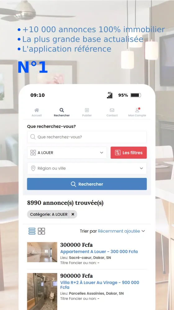 Keurimmo - immobilier Sénégal Screenshots