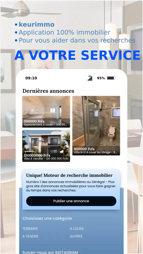 Keurimmo - immobilier Sénégal Screenshots
