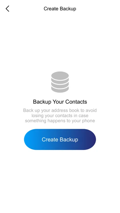 Tangkapan layar Contact Backup & Duplicates