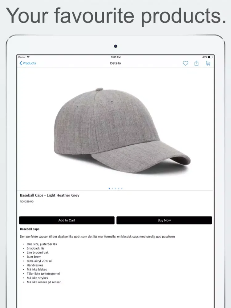 Capturas de pantalla de Snapback Oslo iPad 