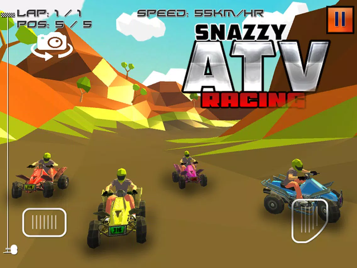 Tangkapan layar Snazzy ATV Racing iPad 