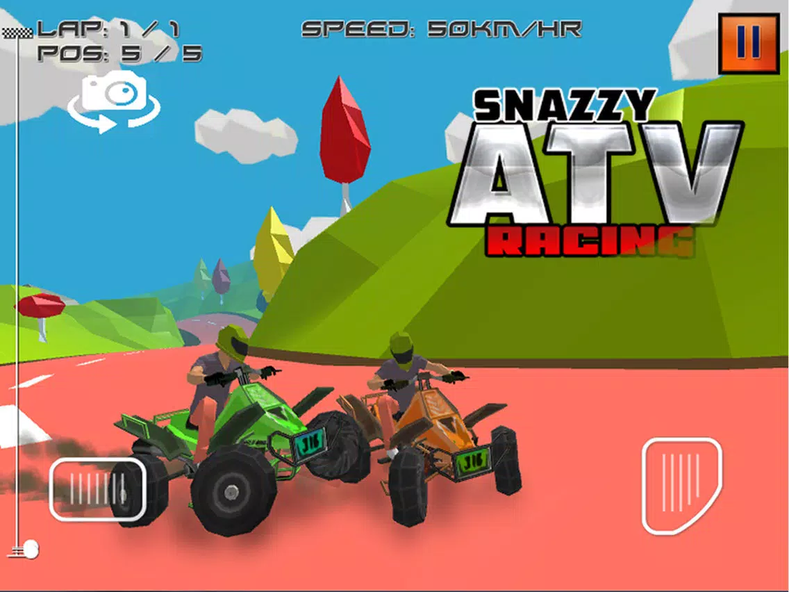Tangkapan layar Snazzy ATV Racing iPad 