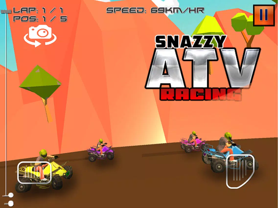 Tangkapan layar Snazzy ATV Racing iPad 