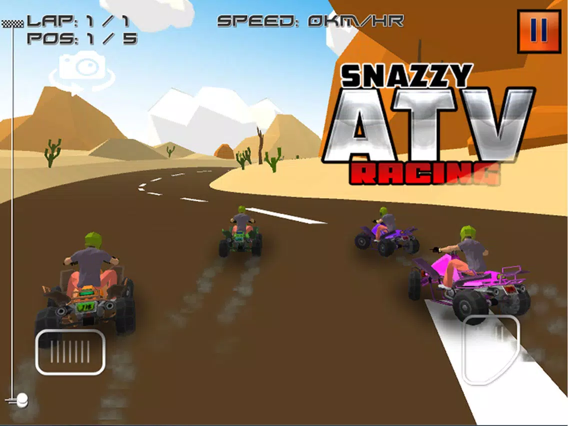 Tangkapan layar Snazzy ATV Racing iPad 