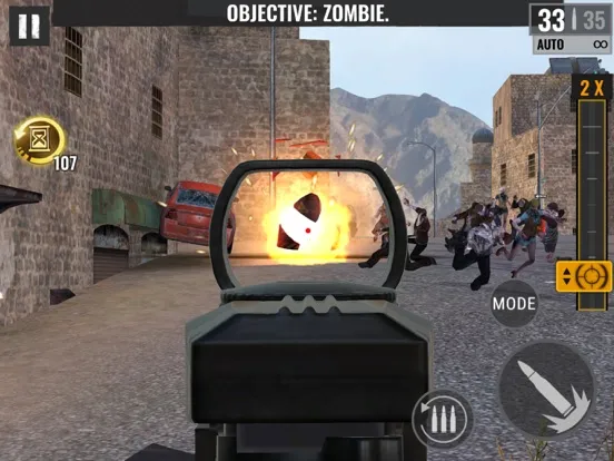 Capturas de pantalla de Sniper Zombies: Shooting Games iPad 