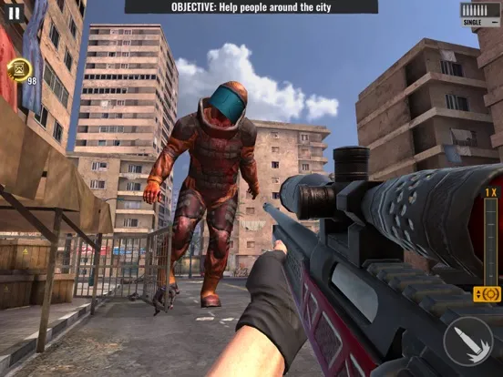 Capturas de pantalla de Sniper Zombies: Shooting Games iPad 