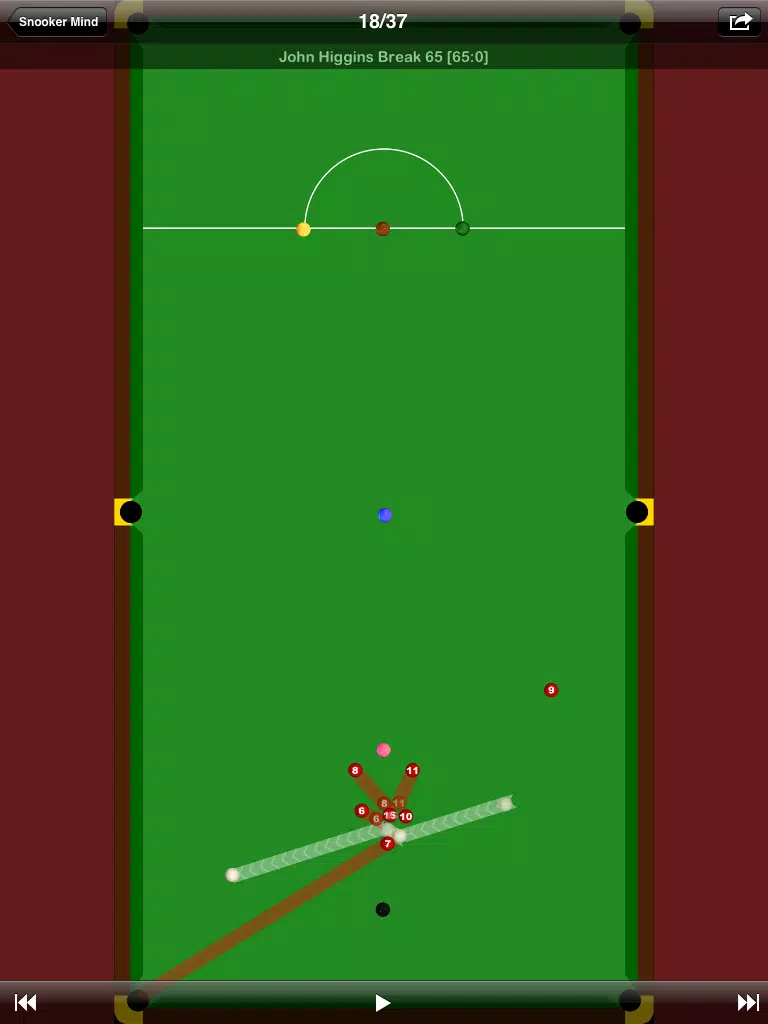 Captures d'écran de Snooker Mind Lite iPad 